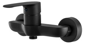 Gamma Pico, baterie de duș de perete 150 mm, negru mat, GMA-BPON-BK