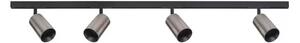 Designline Tube Kit PRO 4 Plafonieră 1,9m Titanium/Negru - Antidark
