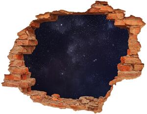 Autocolant de perete gaură 3D Gaură spațială în perete