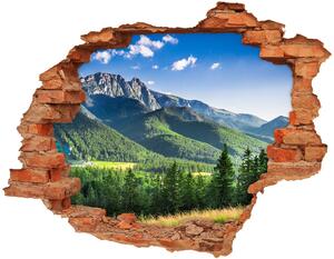 Autocolant gaură 3D Dealul din Tatra