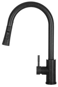 Gamma Taru Slim, baterie pentru chiuvetă înaltă h-400, negru cu pete, GMA-BTS-BP