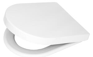 Gamma Sewilla D4, scaun toaleta 420x345mm, SoftClose, alb lucios, GMA-D4