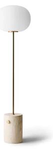 JWDA Lampadar Travertine/Brushed Brass - Audo Copenhagen