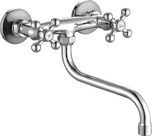 Kuchinox Stilo, baterie pentru chiuvetă de perete, crom, LAV-BKI_080D