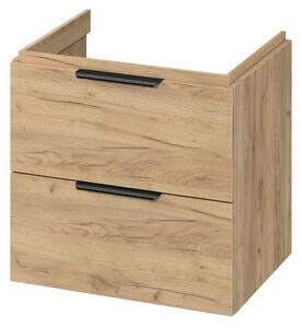 Cersanit Malika, mobilier lavoar suspendat 594x450x551 mm, stejar, S598-045-DSM