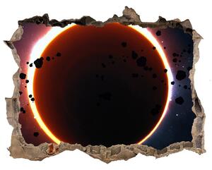 Autocolant 3D gaura cu priveliște Eclipsă