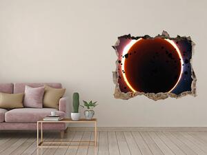 Autocolant 3D gaura cu priveliște Eclipsă