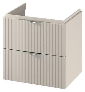 Cersanit Tirso, mobilier lavoar suspendat 594x447x572 mm, bej mat, S1015-005