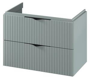 Cersanit Tirso, mobilier lavoar suspendat 794x447x572 mm, verde mat, S1017-001