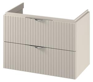 Cersanit Tirso, mobilier lavoar suspendat 794x447x572 mm, bej mat, S1015-003