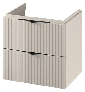 Cersanit Tirso, mobilier lavoar suspendat 594x447x572 mm, bej mat, S1015-005