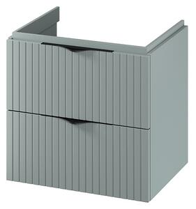 Cersanit Tirso, mobilier lavoar suspendat 594x447x572 mm, verde mat, S1015-015