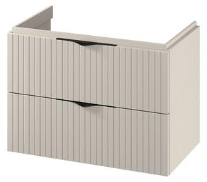 Cersanit Tirso, mobilier lavoar suspendat 794x447x572 mm, bej mat, S1015-003