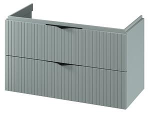 Cersanit Tirso, mobilier lavoar suspendat 994x447x572 mm, verde mat, S1015-012