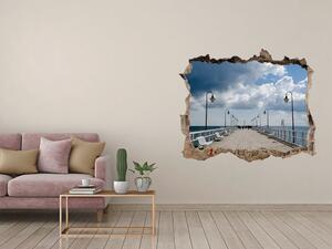 Fototapet un zid spart cu priveliște Pier în orłowo