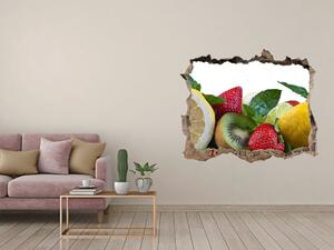 Autocolant un zid spart cu priveliște Fructe si legume