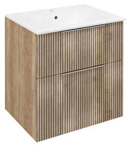 Sapho Sapho, Mobilier lavoar CIRASA 59,2x64x46cm, stejar Alabama, CR601-2322