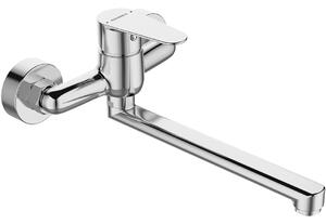 Kuchinox Fresno, baterie chiuvetă de perete L-272, 150 mm, cromată, LAV-BQF_080D