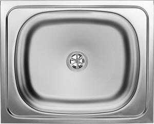 Kuchinox EKO, chiuvetă din oțel inoxidabil cu 1 compartiment pentru corp 500x400x150 mm, oțel, LAV-SKE_010T
