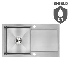 Laveo Marmara, chiuvetă din oțel inoxidabil cu 1 compartiment 760x440x200mm, oțel, LAV-SAM_011T
