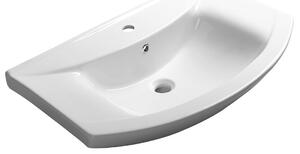 Aqualine Aqualine, Chiuveta mobila ceramica ZERO 75x48,5cm, alb, 6075