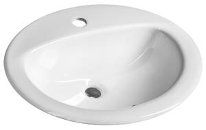 Aqualine Chiuvetă ceramică sub blat Aqualine, 52x45cm, albă, 55227