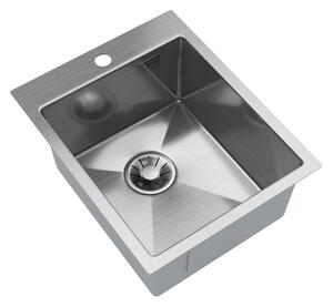 Gamma Chiuvetă Gamma, din oțel inoxidabil cu 1 compartiment, 400x500x210 mm, oțel, GMA-S4050-CH