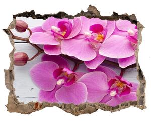 Autocolant autoadeziv gaură Orhideea pe lemn