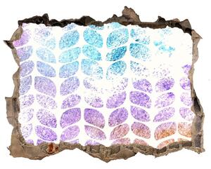 Autocolant autoadeziv gaură Frunze colorate