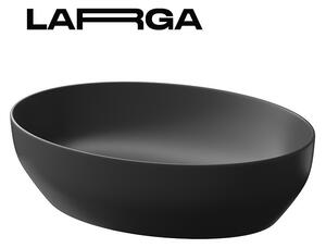Cersanit Larga, chiuveta blat 50x38 cm, antracit mat, K677-014