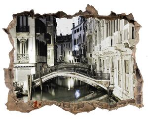 Fototapet un zid spart cu priveliște Veneția, italia