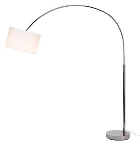 Fenda Bow Lampadar Ø70 White/Chrome - SLV