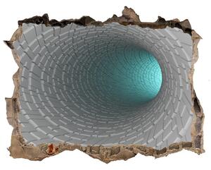 Autocolant de perete gaură 3D Tunel 3d