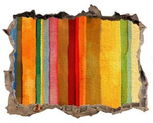 Autocolant un zid spart cu priveliște Dungi colorate