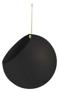 Globe Ghiveci Pentru Plante Ø21xH32 Black/Gold - AYTM