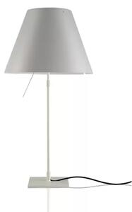 Costanza Veioză cu Dimmer Aluminium cu Mistic White - Luceplan
