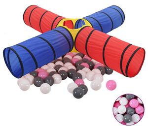 Cort de joacă pentru copii cu 250 bile, multicolor