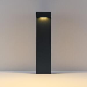 Molto Luce Bornă luminoasă LED ATO, înălțime 45 cm, comutator on/off, culoare antracit,, Negru, Aluminiu, Modern, Piedestal pentru exterior