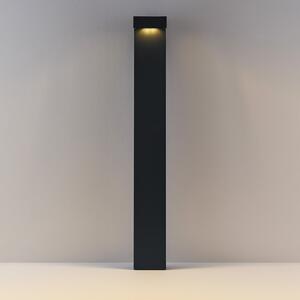 Molto Luce Bornă luminoasă LED ATO, înălțime 85 cm, comutator on/off, culoare antracit,, Negru, Aluminiu, Modern