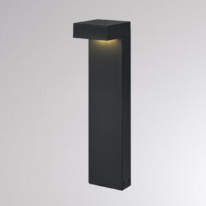 Molto Luce Bornă luminoasă LED ATO, înălțime 45 cm, DALI, antracit, IP65, metal, reglabil, Negru, Aluminiu, Modern, Piedestal pentru exterior