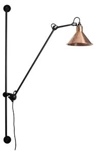 214 Aplică de Perete Conic Black/Raw Copper - Lampe Gras