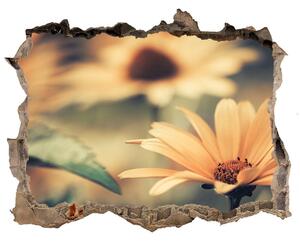 Fototapet un zid spart cu priveliște Floare de primavara