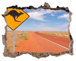 Autocolant autoadeziv gaură Drumul în australia