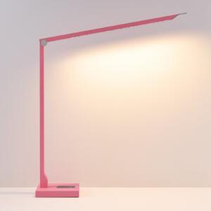 Molto Luce Lampă de birou cu LED FLOYD ACCU, roz, 55 cm, CCT, dimabilă, reglabil, Roz / Rosé, Studiu / Birou, Aluminiu, Modern