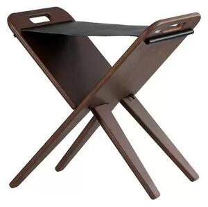 Klaburet Stool Walnut/Black - Piet Hein