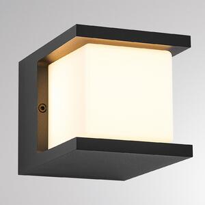 Molto Luce Lampă LED de exterior FYNN-U, antracit, 12 cm, IP65, CCT cu funcție, Negru, Aluminiu, Modern