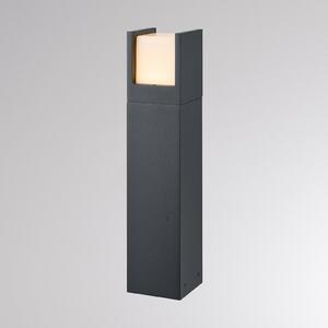 Molto Luce Bornă luminoasă LED FYNN-U, înălțime 45 cm, antracit, CCT IP65, pornire/oprire, Negru, Aluminiu, Modern, Piedestal pentru exterior