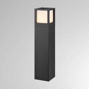 Molto Luce Bornă luminoasă LED FYNN-X, înălțime 45 cm, antracit, CCT IP65, cu comutator, Negru, Aluminiu, Modern, Piedestal pentru exterior