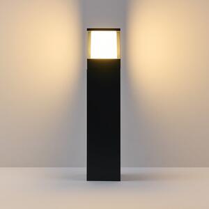 Molto Luce Bornă luminoasă LED FYNN-Y, înălțime 45 cm, antracit, CCT IP65, pornit/oprit, Negru, Aluminiu, Modern, Piedestal pentru exterior
