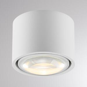 Molto Luce Lampă de tavan pentru exterior cu LED MAG MINI, albă, Ø 9 cm, CCT, dimabil, IP44, reglabil, Alb, Baie, Aluminiu, Modern